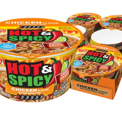 Hot & Spicy Ramen Noodle Chicken 3.32 Ounce (Pack of 6)