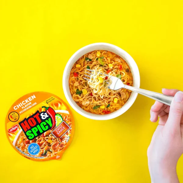 Hot & Spicy Ramen Noodle Chicken 3.32 Ounce (Pack of 6) - Image 5