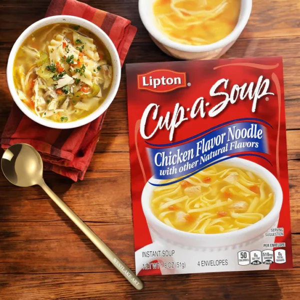 Art Cup A Soup Chicken Noodle, Quick & Easy Four-Serve Soup, 1.8 Oz - Image 3