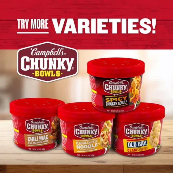 Chunky Soup, Classic Chicken Noodle Soup, 15.25 oz - Image 2