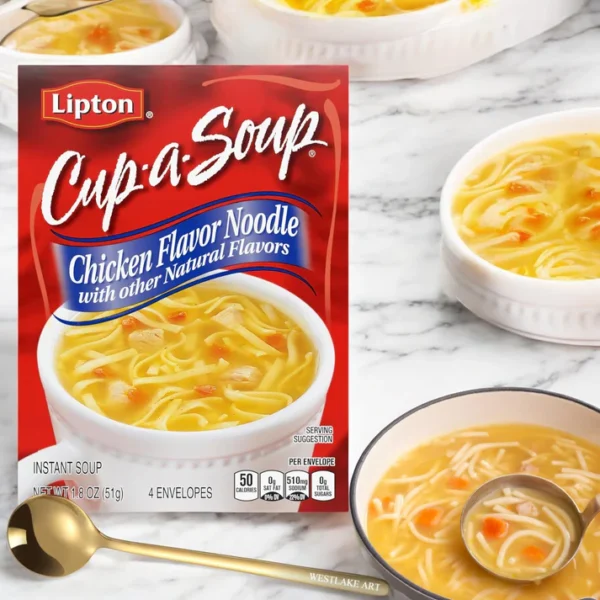 Art Cup A Soup Chicken Noodle, Quick & Easy Four-Serve Soup, 1.8 Oz - Image 2