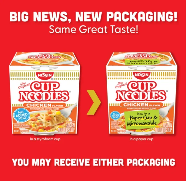 Chicken Cup Noodles Ramen Noodle Soup - Image 3