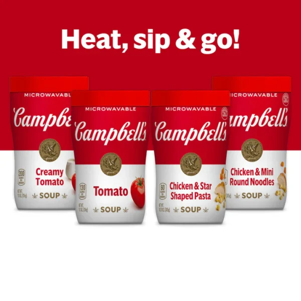 Campbell's Sipping Soup Chicken & Mini Round Noodle Soup 10.75